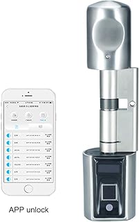 WE.LOCK Biometrischer Fingerabdruck und Bluetooth Smart Elektronisches Türschloss für Telefon Offen in Keyless