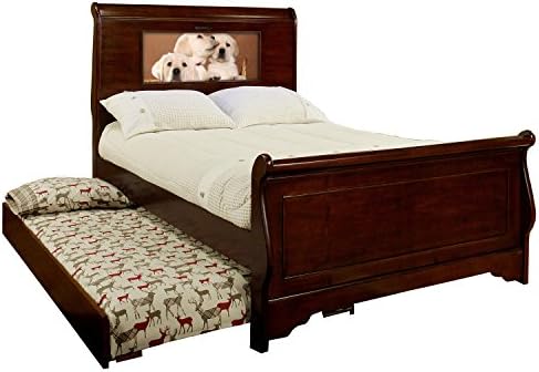 LightHeaded Beds 20404 Edgewood Bed  with Trundle Combo, Full, Cheshire Cherry