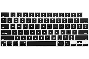 ProElife Keyboard Cover Skin for MacBook Air 13.6 inch 15 inch 2025 2024 2023 M4 M3 M2 Chip A2681 A2941, Ultra Thin Keyboard 