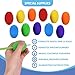 Special Supplies Egg Pen-Pencil Grips for Kids and Adults Colorful, Cushioned Holders for Handwriting, Drawing, Coloring - Ergonomic Right or Left-Handed Use - Reusable (12-Pack)