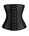 DODOING Waist Trainer Corset for Weight Loss Slimming Body Shaper Tummy Fat Burner Black
