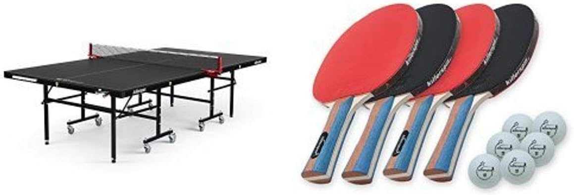 Killerspin MyT4 Pocket Table Tennis Table - New Design for Tournament Grade Ping Pong Table in Your Home