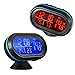 AUTOLOVER 4 In 1 Digital Car Thermometer Voltage Meter Luminous Clock Tester Detector LCD Monitor Back light with Freeze Alert(1 pcs)