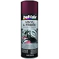 Dupli-Color HVP110-6 PK Vinyl and Fabric Coating Spray Paint - Burgundy - 11 oz Aerosol Can Pack of 6