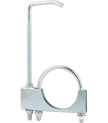 Pince Universelle D'Échappement 2.5" – Support Robuste En Acier Carbone Galvanisé