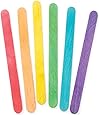 Darice 9150-82 Wood Craft Colored Stick, 4-1/2-Inch, 120-Pack