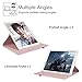 Fintie iPad Pro 12.9 Case - 360 Degree Rotating Stand Case with Smart Protective Cover Auto Sleep/Wake for Apple Pro 12.9 (1st Gen 2015) / iPad Pro 12.9 (2nd Gen 2017), Rose Gold