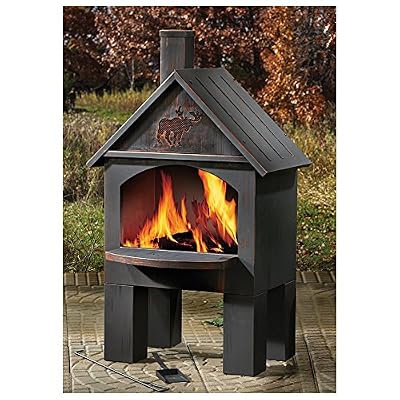 CASTLECREEK Cabin Cooking Steel Chiminea