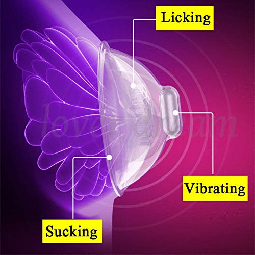 XSEXO Rechargeable Ni-pple Massager Breast Chest Stimulator Enhancer Toys Women ,with Retail Box 10 Speed ñípplè Modes Electric Pump Sucker