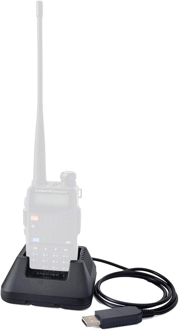 HYS Walkie Talkie Charger USB Li-ion Battery Charger 100V-240V for Baofeng UV-5R 5RA 5RB 5REPLUS Two Way Radio: GPS & Navigation