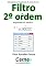 Livro Calculando a frequência de corte de um Filtro  de 2º ordem  Programado em Visual C#