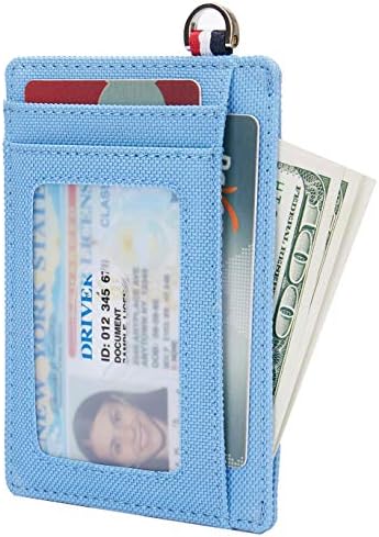 Small RFID Blocking Minimalist Credit Card Holder Pocket Slim Wallets for Men Women