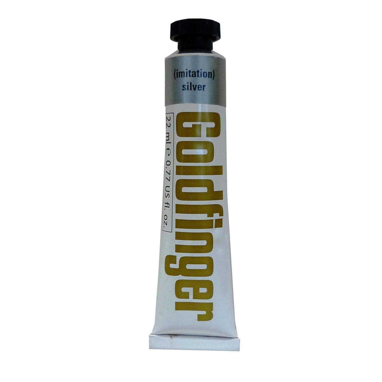 Daler-Rowney Goldfinger Gilding Colours, Aluminium Tube, 0.74oz - 22 ml, Silver Imitation