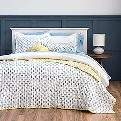 MARTHA STEWART Naomi Yellow King Quilt Set - 3