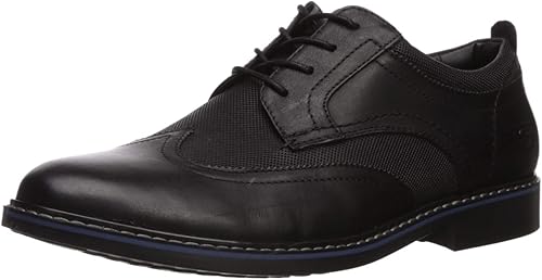 Amazon スケッチャーズ メンズ Bregman Modeso レザー シューズ ビジネスシューズ 27cm ブラック ブーツ