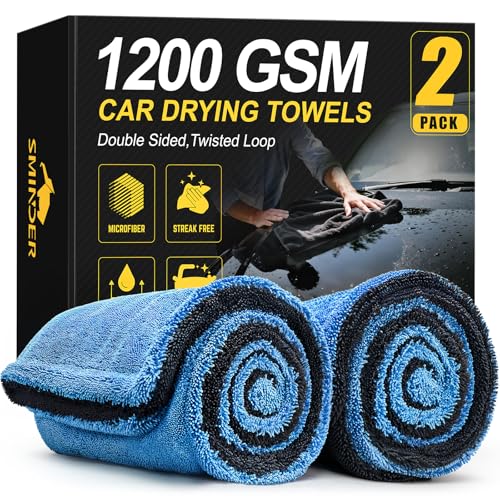 SMINDER 1200 GSM Car Drying Towels