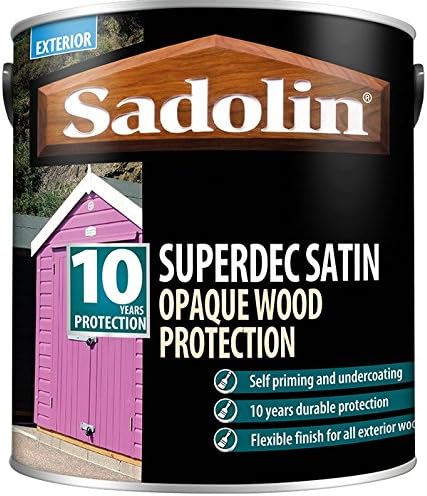 5L Sadolin Opaque Wood Protection W0 White