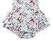 China Rose 50's Floral Ruffles Rompers Backless Dress Bathing Suit Swimwear (12-24 Months,Light Blue)