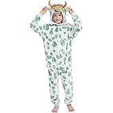 ABENCA Kids Onesie Animal Girls Costume One Piece Pajamas Sleepwear Cosplay Halloween Christmas