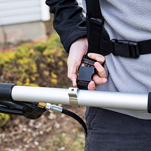 Washer Pro Telescoping Spray Wand: 18 Foot Power Washer Spray Wands with Pressure Washer Gun Accessories and Attachments - 15 Degree Extension Lance, Harness Belt, Nozzle Tips, and Vaseline - 4000 PSI - Thumbnail 2