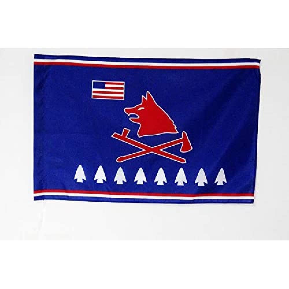 AZ FLAG - Pawnee people Flag - 3x5 Ft - Pawnee Tribe Banner with Sleeve - 100% Polyester - Fade Resistant - Vivid Colors - 3' x 5' Feet - 150x90 Cm
