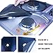 TadaChef Stove Burner Covers Protectors - Get Restyled Stovetop, Feel Like New Gas Range / Burner Liners, Easy to Setup & Clean / Thickness No.1 / Black / Set of 4