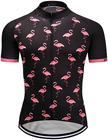 DKGEMN Men's Cycling Jersey Chest 36" 37" US X-Small Size Outdoor Biking Sports Short Sleeve Top Wear Quick Dry Shirt 3 Pocket Back Full Zipper