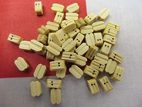 Billing Boats 7 mm Wooden Double Block for Model Building Kit