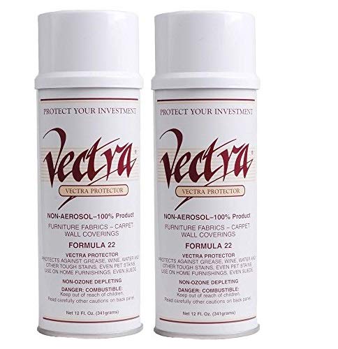 Vectra Furniture, Carpet, Fabric Protector Spray- 2, 12 oz Spray Cans