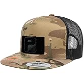 Pull Patch Hat Snapback Trucker Cap Surface to Attach Patches Camo
