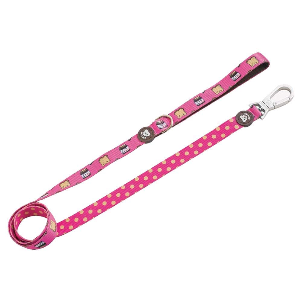 DUKIER - Long and durable dog lead with safety carabiner made of neoprene, Dogtella design, size L