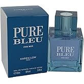 Karen Low Pure Blue Eau de Toilette Spray for Men, 3.4 Ounce