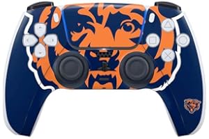 Skinit Decal Gaming Skin Compatible with PS5 Controller - Officially Licensed NFL Chicago Bears Large Logo Design