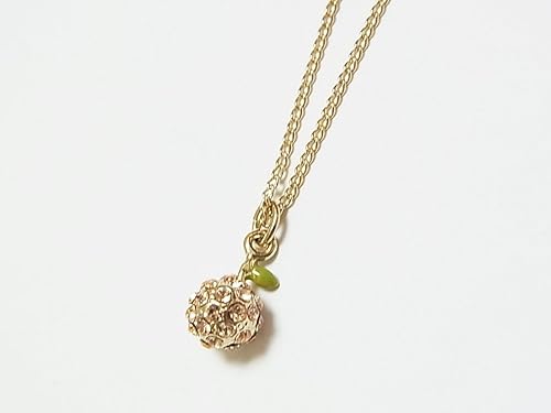 Amazon ルチカ Luccica キラキラりんご ネックレス 林檎 リンゴ アクセサリー ジュエリー かわいい おしゃれ 個性的 おもしろ レディース アップル フルーツ 果物 ラブリー キュート ネックレス 通販