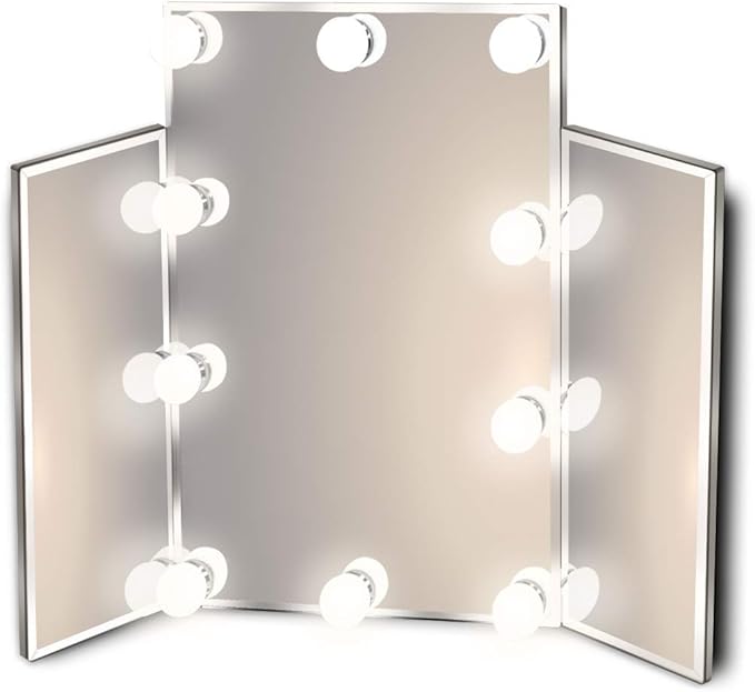 Star Vision Beleuchteter Schminkspiegel Im Hollywood-Stil mit Hellen