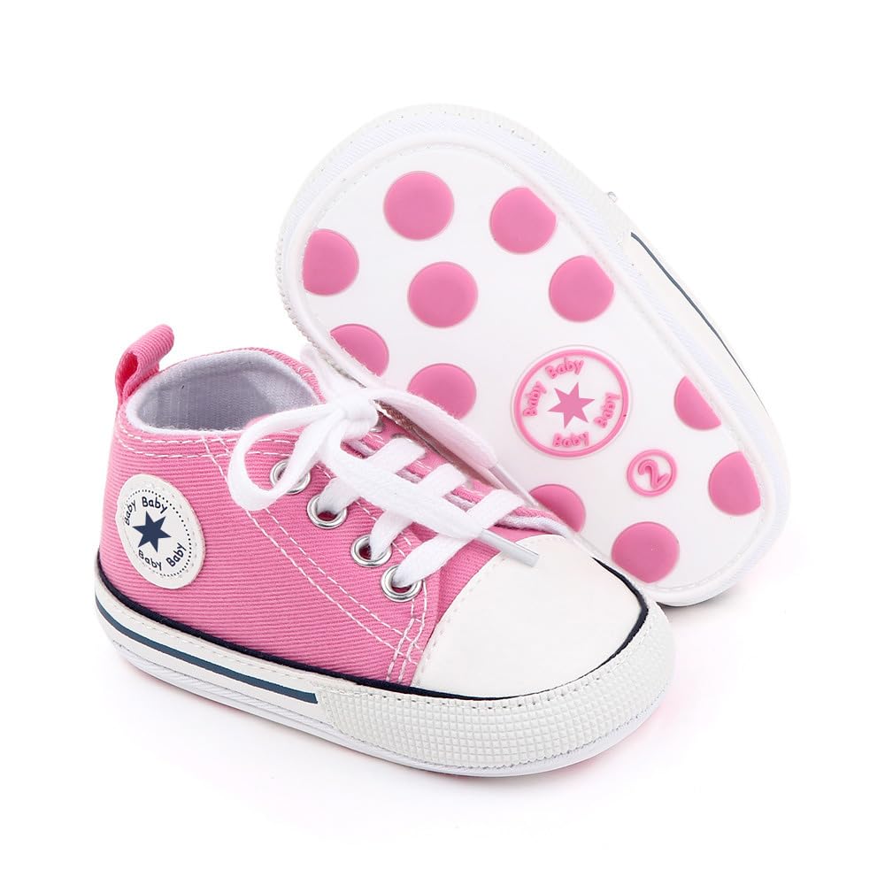 KKIIDDSS Unisex Baby Girls Boys Canvas High-top