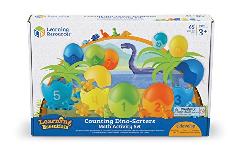 Learning Resources Counting Dino-Sorters Math Activity Set, 65 Pieces