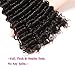 VRBest Brazilian Deep Wave with Lace Frontal Ear to Ear 13x4 Closure with Bundles 10A 100% Unprocessed Virgin Human Hair Bundles Free Frontal Black Color (16 18 20+14 frontal)