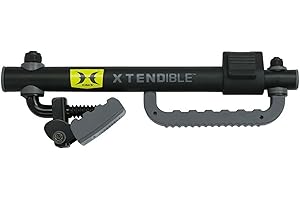 HAWK Xtendible Tree Arm | Hunting Treestands Compact Portable Folding Lightweight Screw-In Mount Hanger with Hooks for Bow, Crossbow & Accessories | Weight Rating 15 Lbs