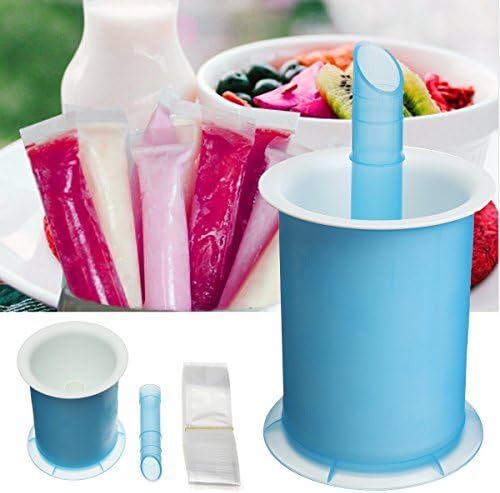 SEVENMORE DIY Summer Freezer Frozen Lolly Ice Cream Popsicle Yogurt Mold Maker Cup