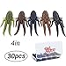 RUNCL Anchor Box - Creature Baits, Soft Fishing Lures 2 Oversized Tentacles 4in (Pack of 30)