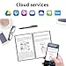 WOBEECO Reusable Smart Notebook, 80 Pages Ruled Wirebound Notebook Cloud Storage Hardcover Journal/Account/Diary/Drawing Notebook 4.2 x 6.7inch [Included with Erasable Pen, Cloth, Label Tapes]