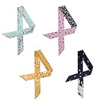 YOUR SMILE Fashion Silk Neckerchief Handbag Handle Wrap Silk Ribbon Band Scarf for Tote YOUR SMILE Fashion Silk Neckerchief Handbag Handle Wrap Silk Ribbon Band Scarf for Tote