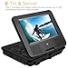Ematic Portable DVD Player - 7-Inch High Resolution LCD Display, ON-THE-GO Movies, Music & Photos, 180 Degree Swivel, Premium Headphones, Travel Case