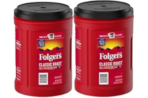 FOLGERS Folger Classic Roast Ground Coffee Medium Roast (43.5 oz.) - 2 Pack
