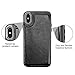 HianDier Wallet Case for iPhone Xs, Slim Protective Case Card Slot Holder Flip Folio Soft PU Leather Defender Magnetic Closure Cover Apple iPhone Xs 5.8”(2018), Black