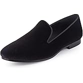 Harpelunde Slip On Men Prom Dress Shoes Spikes Velvet Loafers