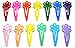 30 Pcs Mix Color Flower Hair Snap Clip Size 45 Mm (Mix Bright and Pastel Tone) 13 Colors