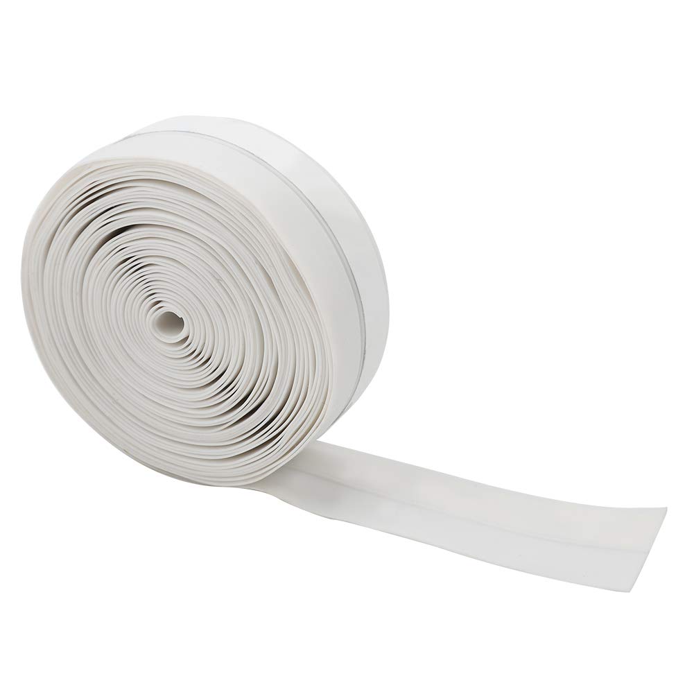 5 Meters/Batch 25mm self Adhesive Door and Window air Outlet Summer dust Proof and Insect Proof Seal Strip Sound Insulation Seal Strip (25mm) (White)
