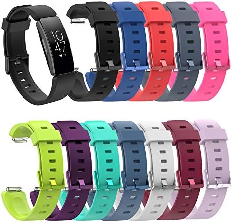 Feibands Compatible Fitbit Inspire HR & Inspire Bands, Silicone Replacement Wrist Band Bracelet Accessories for Fitbit Inspire & Inspire HR Fitness Tracker for Women Men